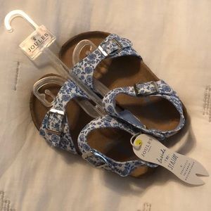 NWT Joules Tippy-toes Toddler Girls Sandals